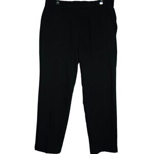 oobe Mens Black Polyester Pants 32 x 32 Flat Front Straight Leg work